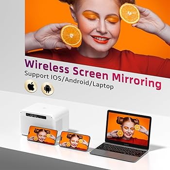 Amazon.com: Mini Projector, 20000lm 4K Projector with WiFi